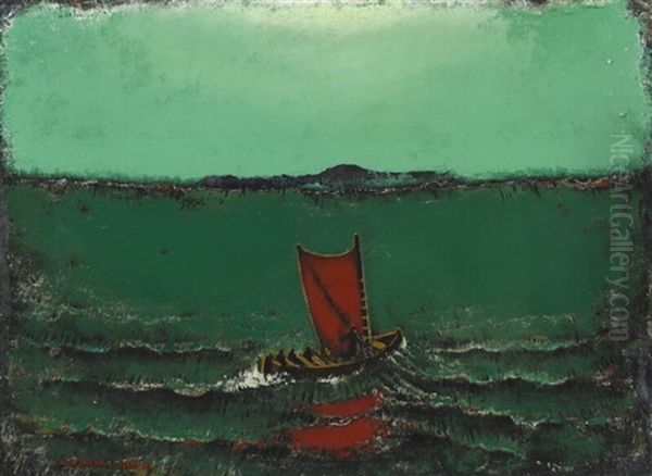 Ship With Red Sails - view 1