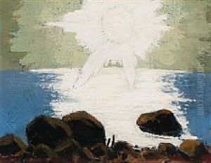 Beach Scene With Sunshine