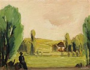 Rojle Enge North Of Middelfart by Ernst Johan Zeuthen