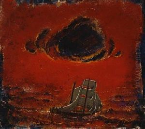 Seascape With Sailing Ship Seascape With Sailing Ship