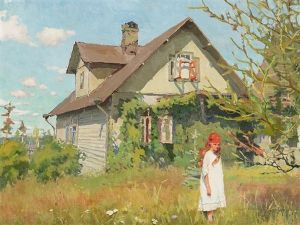 Summer In The Country by Alfons Konstantinovich Zhaba