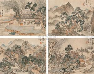 Landscape (after Ancient Masters)(4 Works) Landscape (after Ancient Masters)(4 Works)