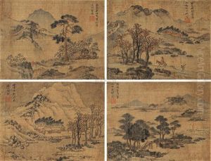 Landscape (album W/12 Works) by Zhang Fu