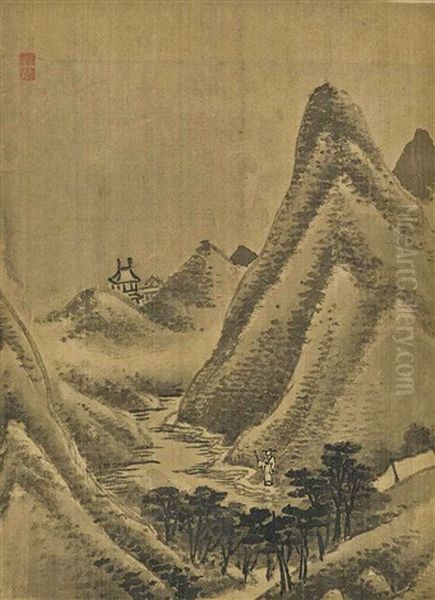 Landscapes In The Style Of Mi Fu (album W/20 Works) - view 1