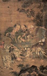 Longevity And Happiness by Zhang Jin