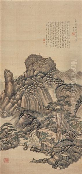 Landscape (after Wang Yuanqi) - view 1