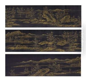 A Miniature Handscroll Painting by Zhang Ruoai