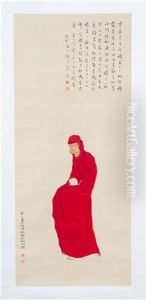 A Chinese Scroll Painting by Zhang Shanzi