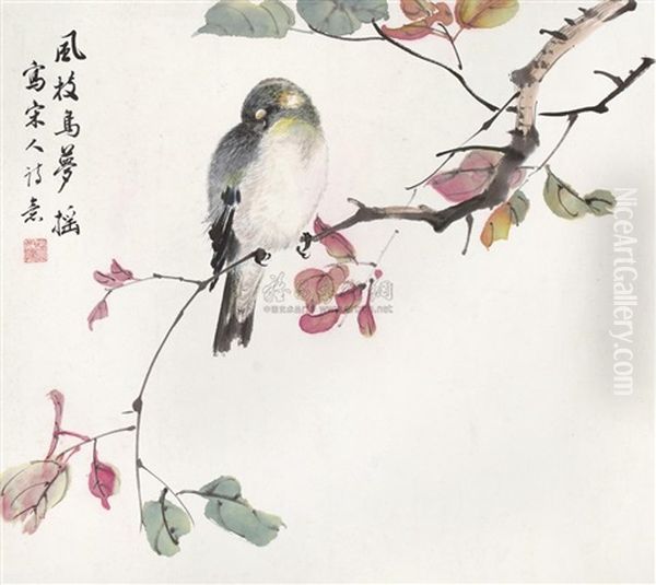 Bird And Flowers - view 1