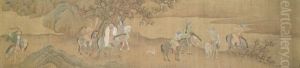 Kublai Khan Mit Gefolge Auf Der Jagd Kublai Khan Mit Gefolge Auf Der Jagd