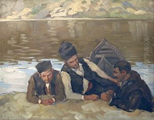 On The Shore by Mario Zhekov