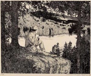 Rast Auf Der Wanderung by Klemens Brosch