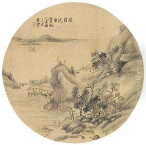 Landscape by  Zhu Henian