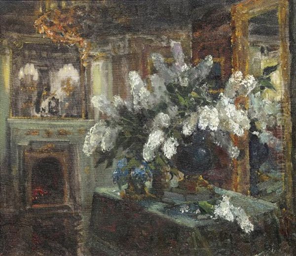 Interior Scene With Flowers, 1928 - view 1