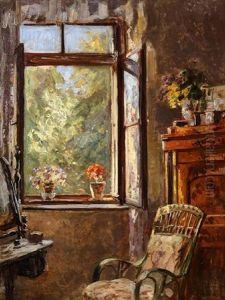 Interior by Stanislav Yulianovich Zhukovsky