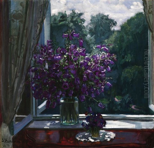 Bluebells By The Window - view 1