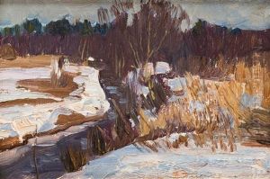 The Spring Thaw by Stanislav Yulianovich Zhukovsky