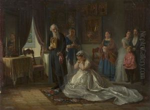 Wedding Blessings by Firs Sergeevich Zhuravlev