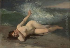 A Bather by Firs Sergeevich Zhuravlev