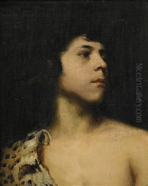Boy With A Leopard Skin - view 1