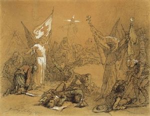 Voros Kereszt (red Cross) by Mihaly von Zichy