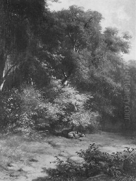 Rotwild Am Wald - view 1