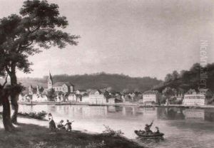 Landschaft Bei Koblenz by Gustav Zick