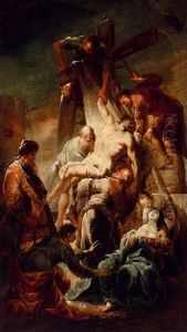 The Descent From The Cross by Januarius Zick