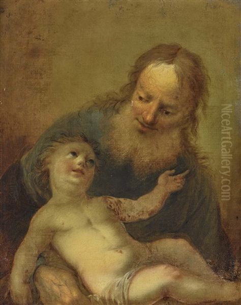Heiliger Joseph Mit Dem Kind - view 1