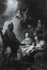 Anbetung Der Konige by Johann Zick