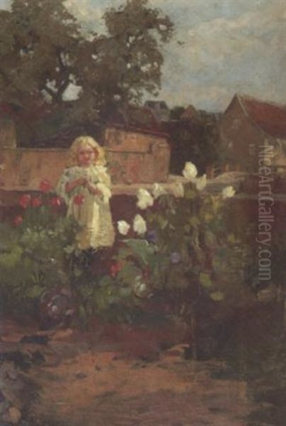 Kleines Madchen Im Garten - view 1