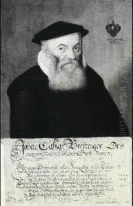 Portraet Af Den 72 Arige Johan Casper Breittinger 1552-1641. Malet 1624 Portraet Af Den 72 Arige Johan Casper Breittinger 1552-1641. Malet 1624