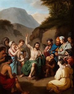 Die Predigt Des Heiligen Johannes Baptist by Jules Claude Ziegler