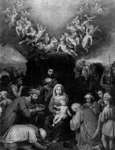 Adoration Of The Magi by Jules Claude Ziegler