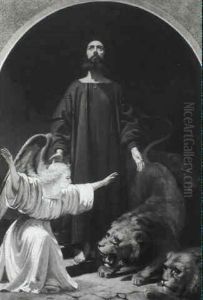 Daniel Dans La Fosse Aux Lions by Jules Claude Ziegler