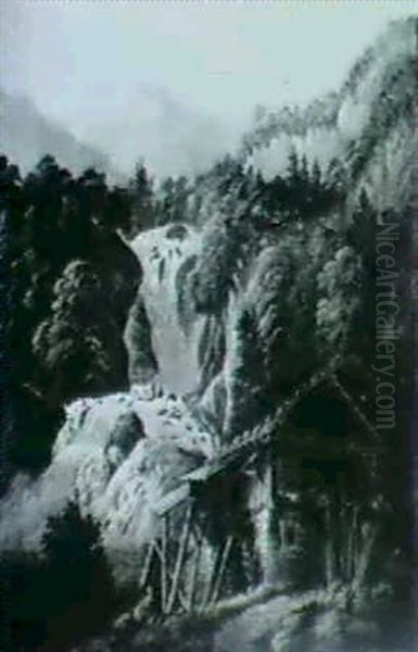 Reichnbachfall Bei Meiringen - view 1