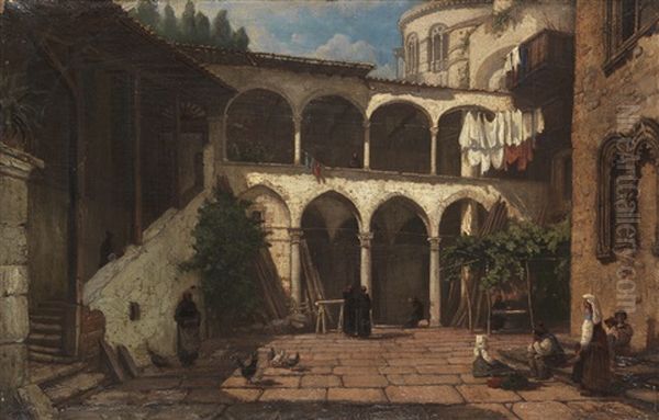 Im Romischen Klosterhof - view 1