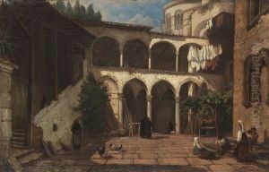Im Romischen Klosterhof by Julius Zielke