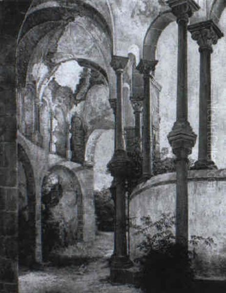 In Der Kirchenruine Heisterbach Im Siebengebirge - view 1