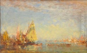 Coucher De Soleil Sur Le Bosphore