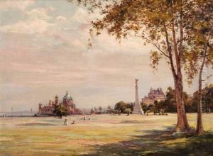 Vue De Nice Et De La Promenade Des Anglais by Francois Edouard Zier