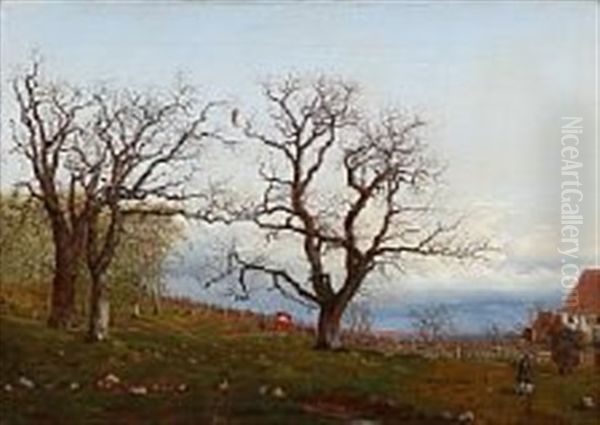 Coastal Scape From The Deer Garden, North Of Copenhgen - view 1