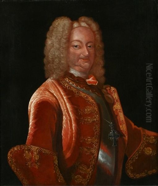 Brustportrait Eines Herren Mit Ordenskreuz Aus Der Familie Von Turkheim - view 1