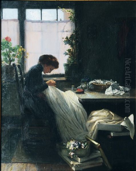 Sewing Woman - view 1