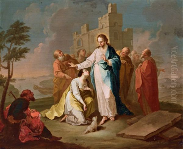 Christus Und Die Ehebrecherin - view 1