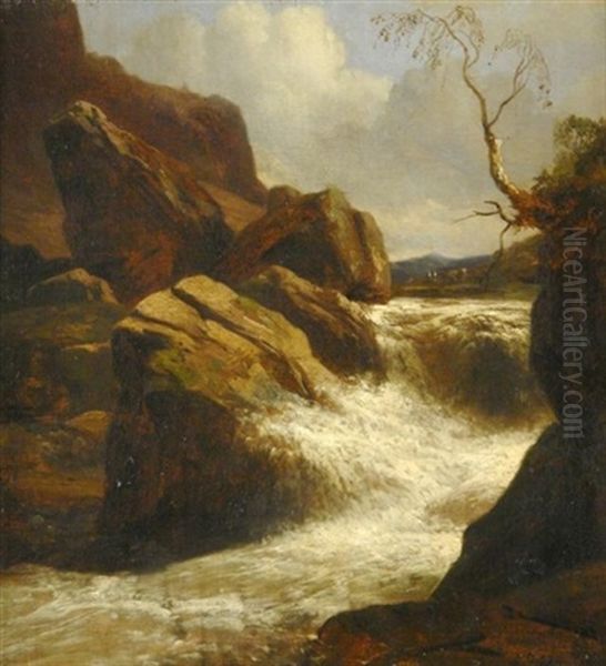 Wildbach In Alpiner Landschaft - view 1