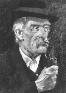 Pfeiferauchender Forstmann Pfeiferauchender Forstmann