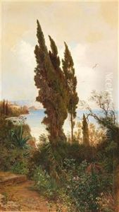 A Southern View by August Albert Zimmermann