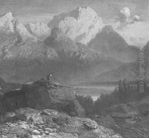 Gebirgslandschaft by August Richard Zimmermann