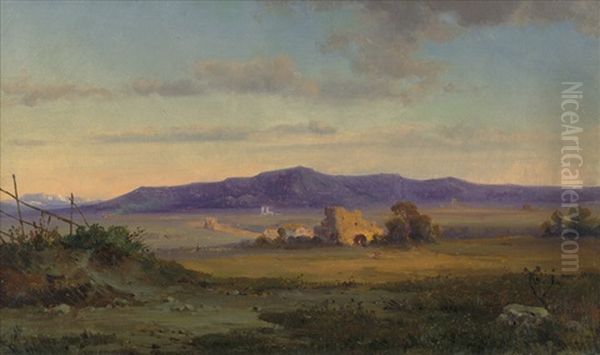 Abendstimmung Uber Der Romischen Campagna - view 1